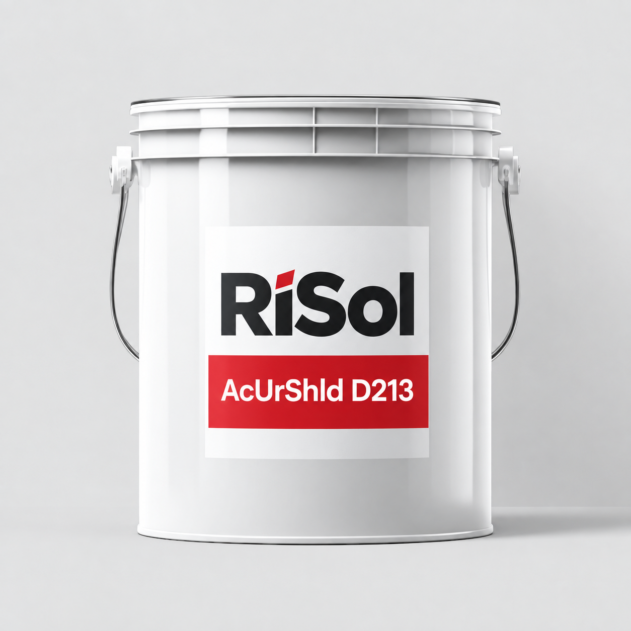 AcUrShld D213 — 2К акрил-полиуретанды жабын — RiSol өнімінің ақ өнеркәсіптік ыдысы