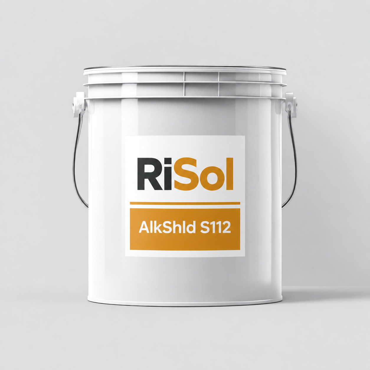 AlkShld S112 — 1К алкидті фиништік жабын — RiSol өнімінің ақ өнеркәсіптік ыдысы